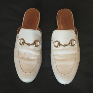 Gucci Princetown Mules - White - 37 EU
